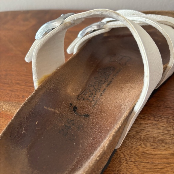 Birki’s Mayori-Style 245 White Strappy Sandal size 7 - Picture 7 of 8